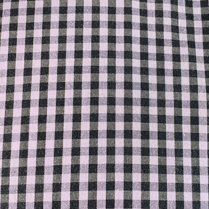 THEORY Size S Kyson Purple Black Gingham Cotton Button Down Long Sleeve Shirt