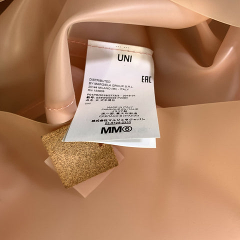 MAISON MARGIELA Beige Nude PVC Tote Handbag