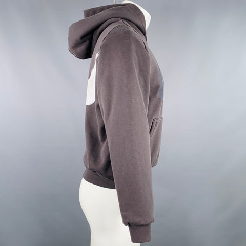 GAP x YZY Size XS Brown Black Beige Birds Cotton Blend Hoodie Sweatshirt