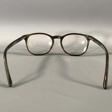 GIORGIO ARMANI Brown Acetate Glasses