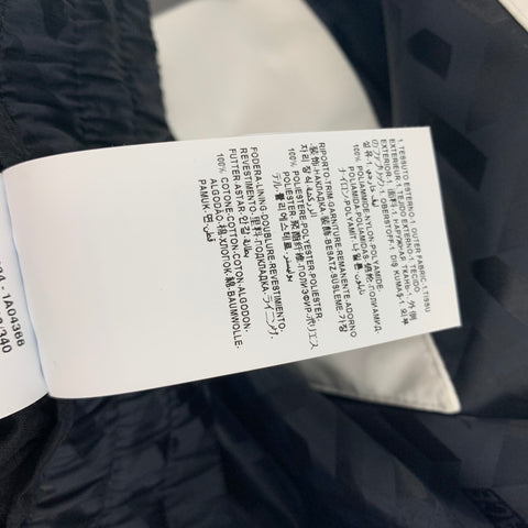VERSACE Size 38 Navy White Color Block Casual Pants