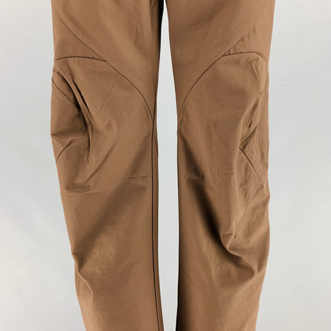 POST ARCHIVE FACTION (PAF) Taille XL Pantalon décontracté en coton et nylon marron