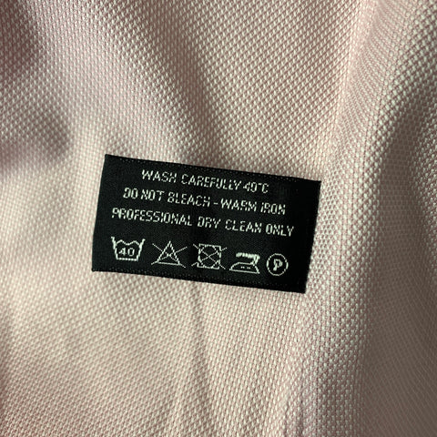 TOM FORD Size 42 Pink Cotton Button Up Long Sleeve Shirt