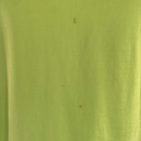 BALENCIAGA Size M Yellow Neon Crew Neck T Shirt