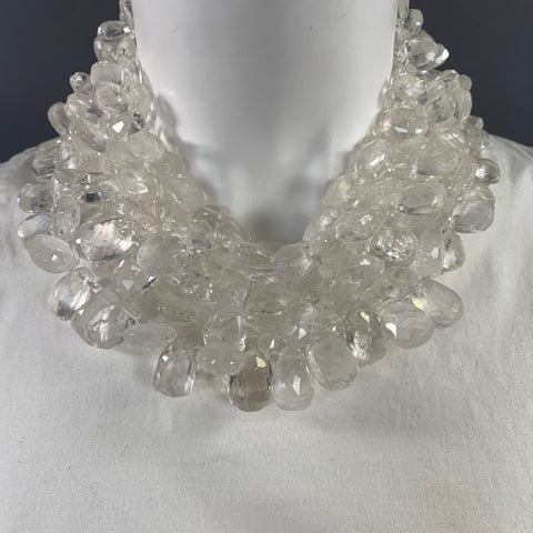 NO BRAND Clear Stone Necklace