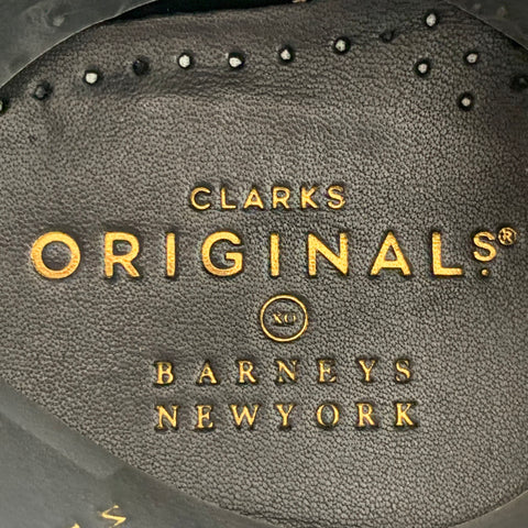 CLARKS Size 9 Wallabee Black Suede Crepe Sole Moccasin Ankle Boots