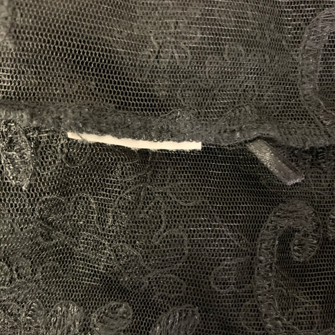 KITH Size L Black Lace Short Sleeve Shirt