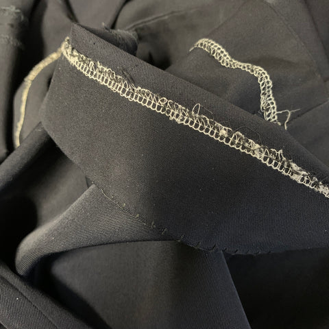 COMME des GARCONS Size M Navy Wool Wide Leg Dress Pants