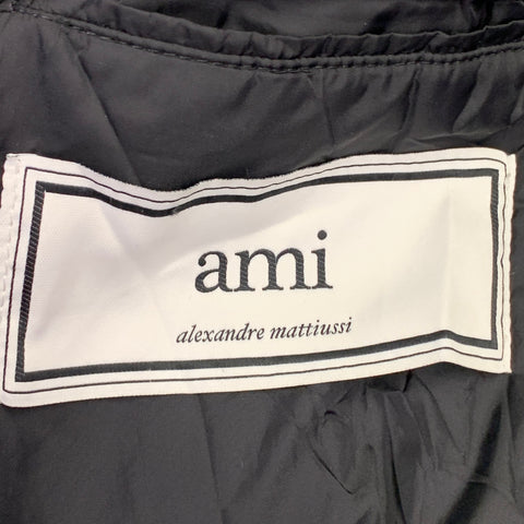 AMI by ALEXANDRE MATTIUSSI Size S Navy Polyamide Bomber Jacket