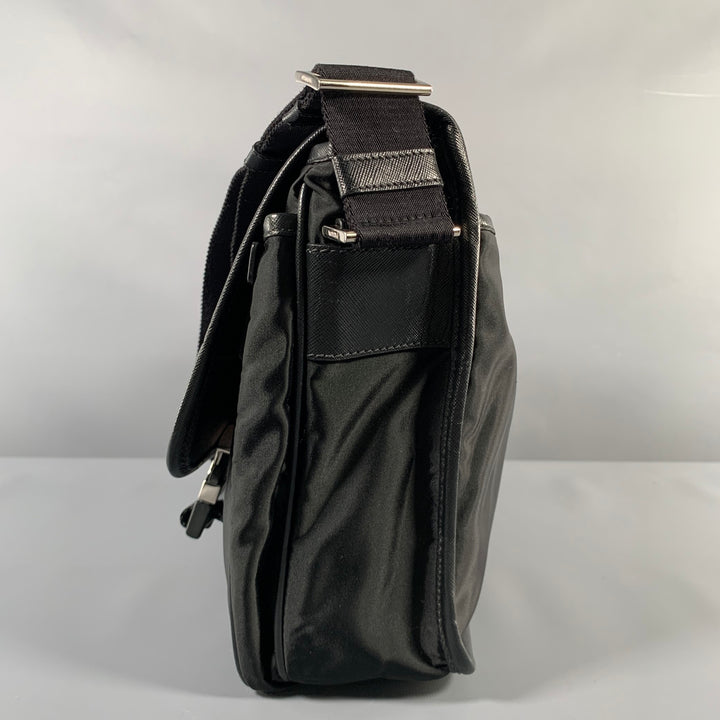 PRADA Black Nylon Messenger Bags