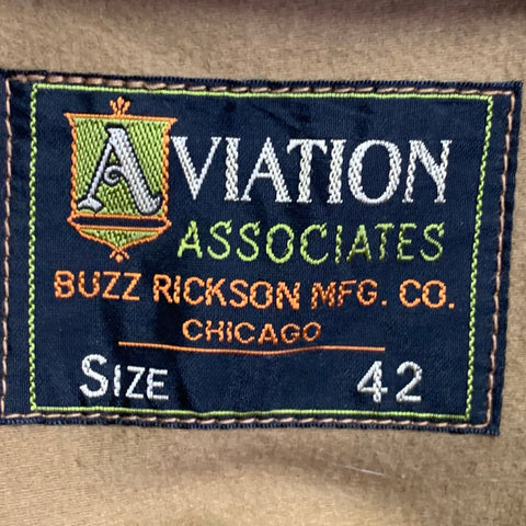 BUZZ RICKSON & CO. INC. Size 42 Green Khaki Cotton Military Coat