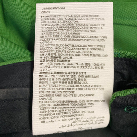 AMI by ALEXANDRE MATTIUSSI Size 8 Green Virgin Wool Twill Flat Front Dress Pants