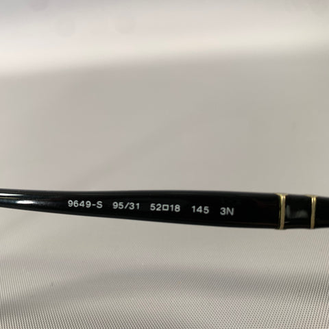 PERSOL Black Acetate Sunglasses