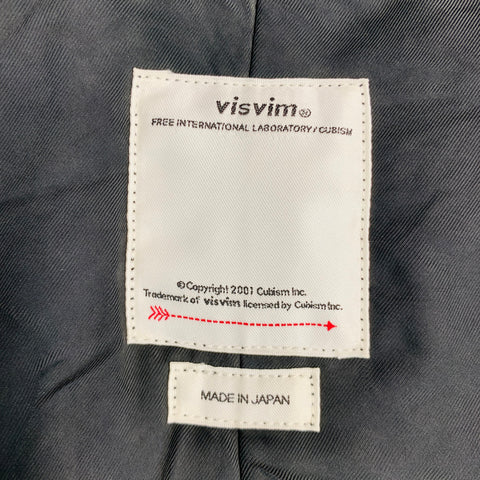 VISVIM -Six Five Fishtail Parka- Abrigo parka de nailon negro talla S