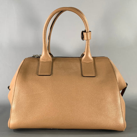 MARC JACOBS Tan Pebble Grain Leather Satchel HandBags