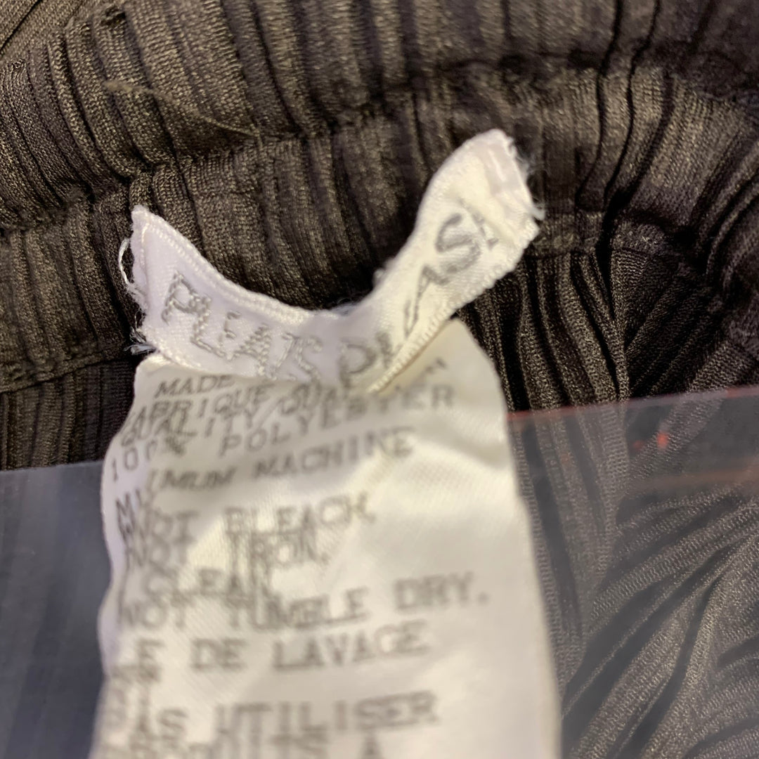 PLEATS PLEASE by ISSEY MIYAKE Size S Brown Pleated Pants