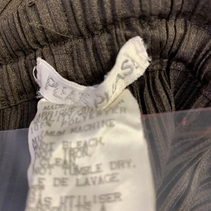 PLEATS PLEASE by ISSEY MIYAKE Size S Brown Pleated Pants