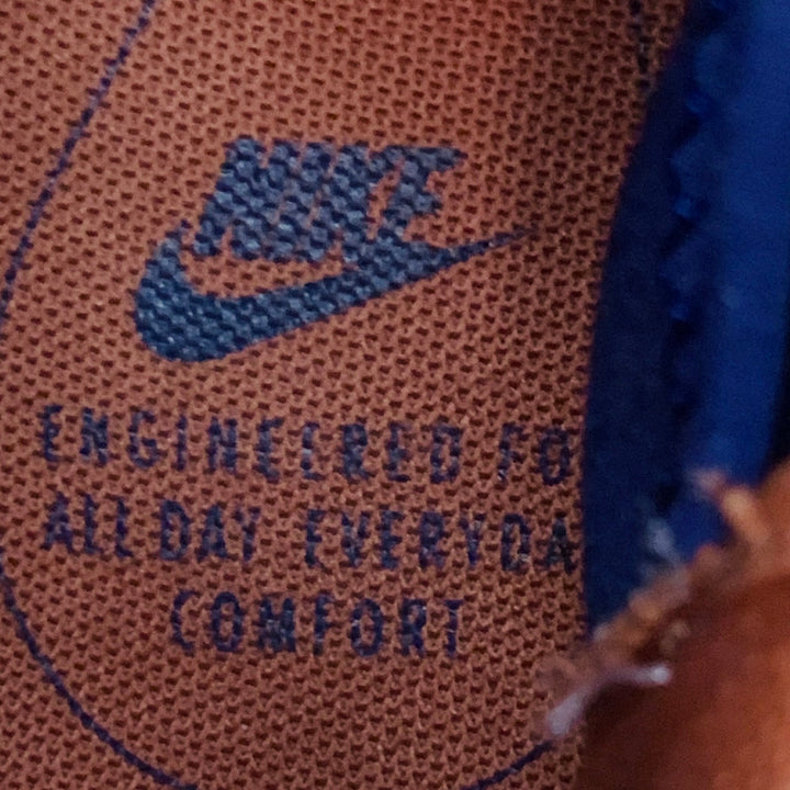 NIKE Size 8.5 Air Force 1 Rebel XX Blue Leather High Top Sneakers