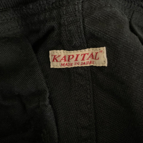 KAPITAL Size S Black Cotton Casual Pants