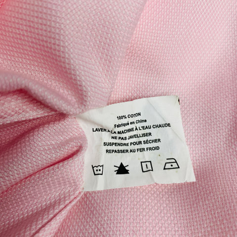 DAVID DONAHUE Size XL Pink Cotton Long Sleeve Shirt