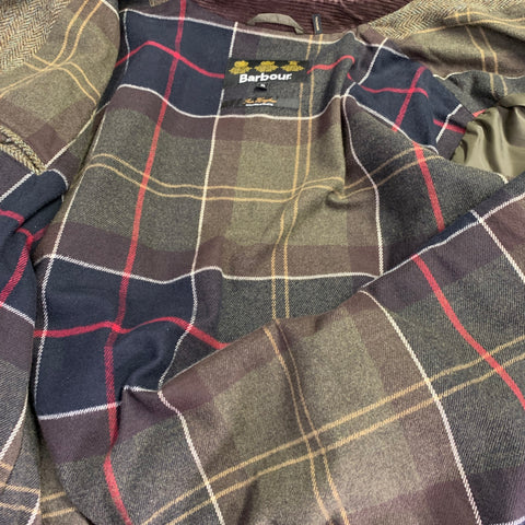 BARBOUR Size XL Green Olive Polyamide Quilted Jacket