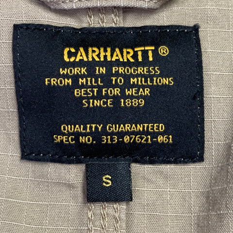 CARHARTT Siize S Michigan Tan Cotton Shirt Jacket