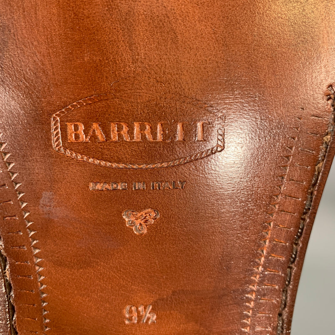 BARRETT Size 9.5 Brown 521062 Leather Brogue Loafers