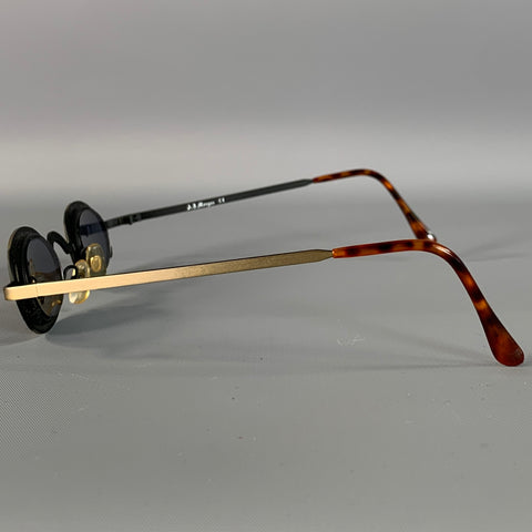 AJ MORGAN Brown Gold Gunmetal Sunglasses & Eyewear