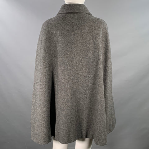 Cape croisée en sergé gris A.P.C. Taille M