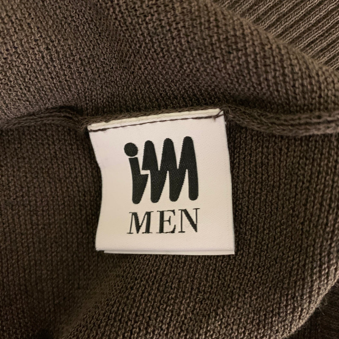 ISSEY MIYAKE Size M Brown Knit Short Sleeve T-Shirt
