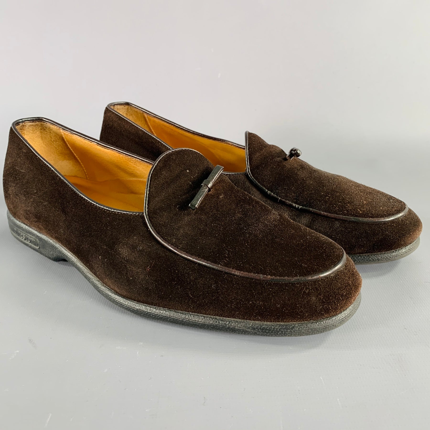 A. Testoni Brown Loafers - Brown - size 8-9 Jumbo (wide) A. Testoni Men main image 4