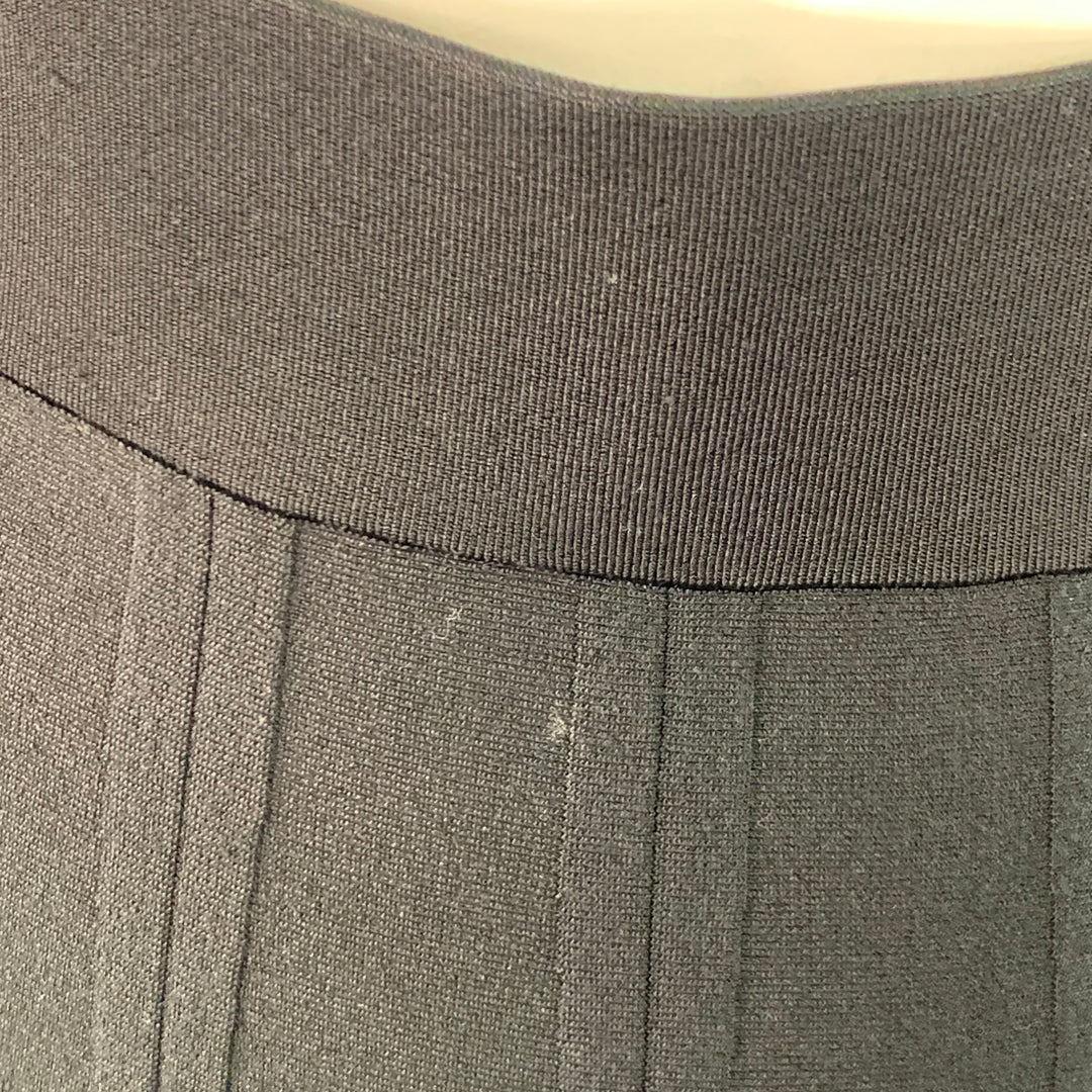 TED BAKER Size S Black Viscose Blend A-Line Above Knee Skirt