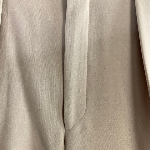 RALPH LAUREN Size 30 Cream Wool Pleated Dress Pants