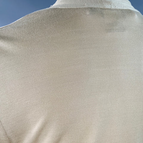 MAX MARA Size S Beige Rayon Silk Wrap Cardigan