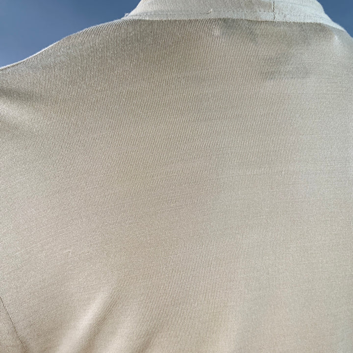 MAX MARA Size S Beige Rayon Silk Wrap Cardigan