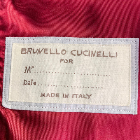BRUNELLO CUCINELLI Size 38 Grey Light Grey Cashmere Double Breasted Sport Coat