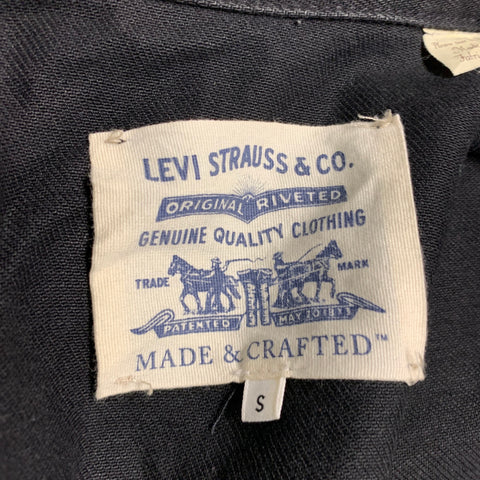 LEVI STRAUSS Size S Black Cotton Worker Jacket