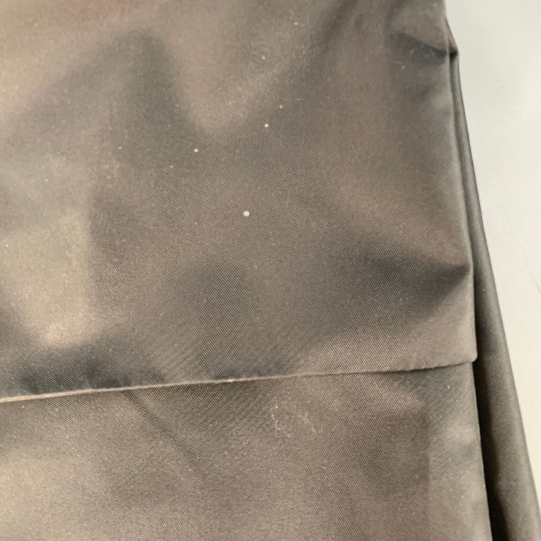 TUMI Black Nylon Packable Hook Loop Garment Bag