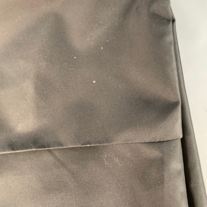 TUMI Black Nylon Packable Hook Loop Garment Bag