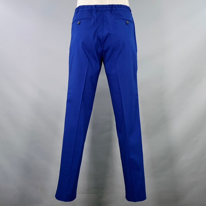 PAUL SMITH Size 42 Royal Blue Virgin Wool Blend Single Breasted Suit
