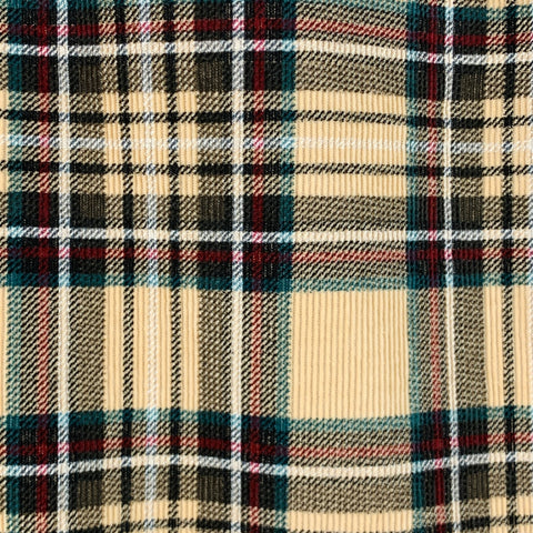 LEVI STRAUSS Talla 32 Pantalones casuales rectos de algodón a cuadros negros y rojos canela