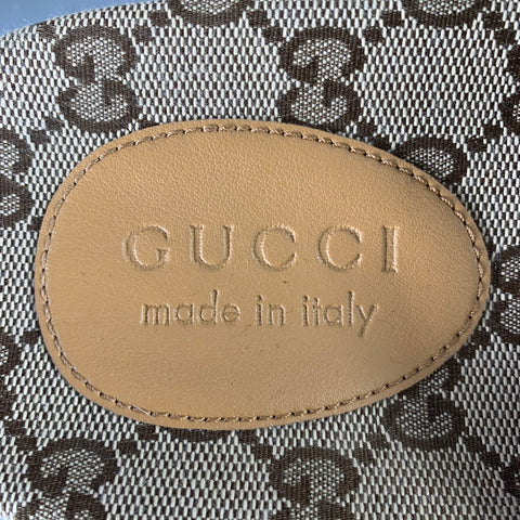 Sandales GUCCI Taille 10.5 en toile monogrammée Guccissima marron à double boucle