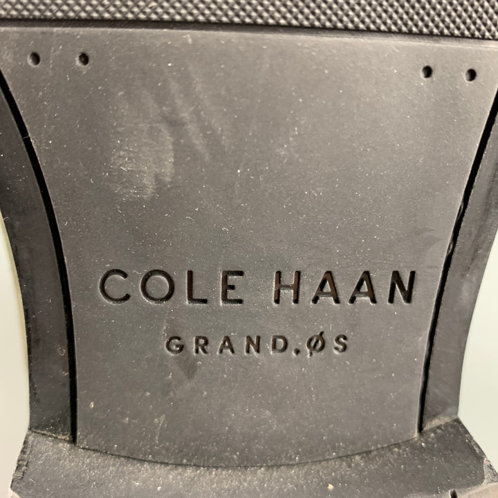 COLE HAAN Talla 9.5 Botines de ante sólido gris carbón