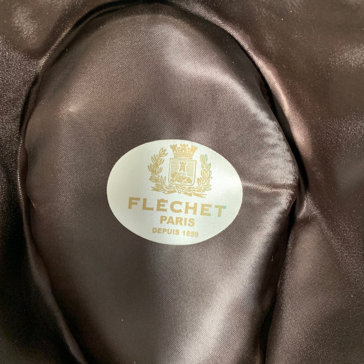 DORMEUIL Size 59 Beige Brown Handstood Wool Hats