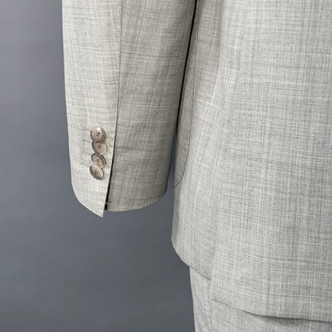 SUITSUPPLY Size 42 Heather Grey Wool Notch Lapel Suit