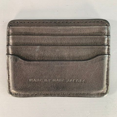 MARC by MARC JACOBS Black Leather Card Case Wallet