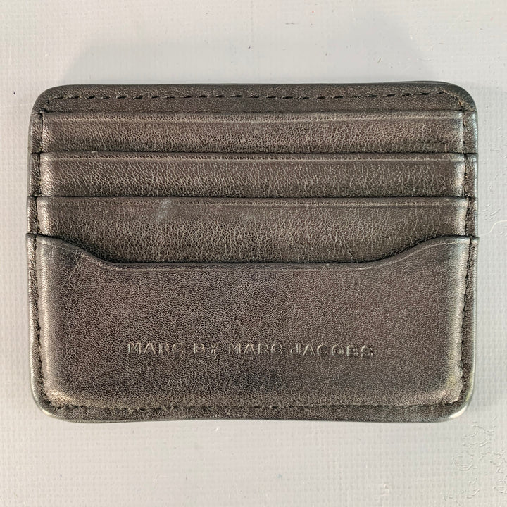 MARC by MARC JACOBS Black Leather Card Case Wallet
