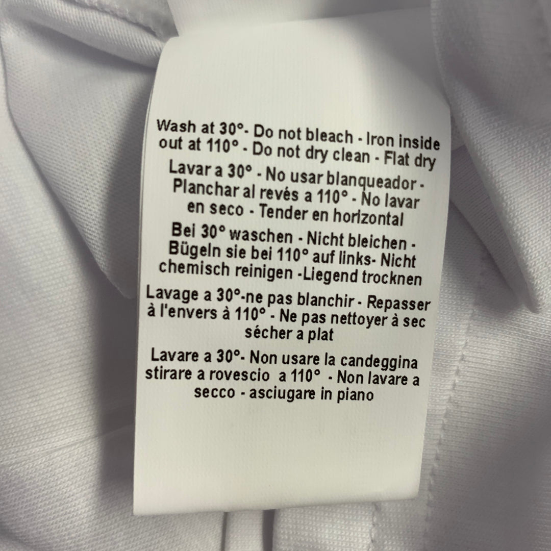 VIVIENNE WESTWOOD Size XL Summer Classic White Beige Logo Cotton Blend Crew Neck T-shirt