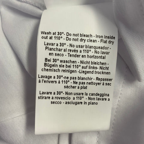 VIVIENNE WESTWOOD Size XL Summer Classic White Beige Logo Cotton Blend Crew Neck T-shirt