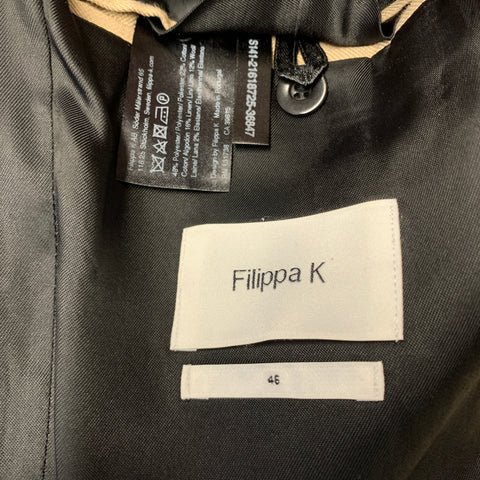 FILIPPA K Size 36 Khaki Polyester Blend Notch Lapel Suit